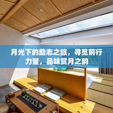 月光下的励志之旅，寻觅前行力量，品味赏月之韵