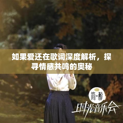 如果爱还在歌词深度解析，探寻情感共鸣的奥秘