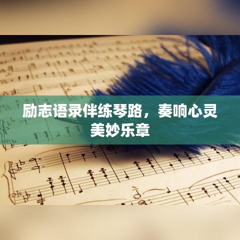 励志语录伴练琴路，奏响心灵美妙乐章