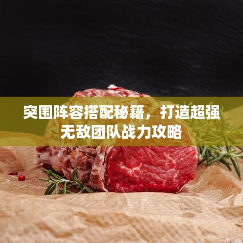 突围阵容搭配秘籍，打造超强无敌团队战力攻略
