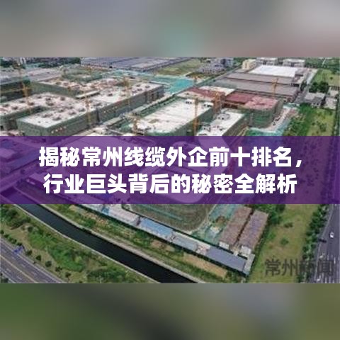揭秘常州线缆外企前十排名，行业巨头背后的秘密全解析