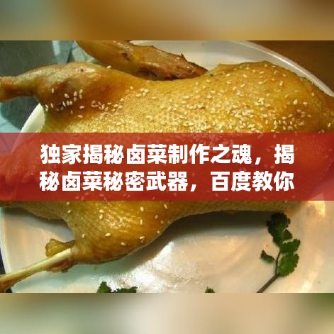 独家揭秘卤菜制作之魂，揭秘卤菜秘密武器，百度教你卤菜卤制秘诀！