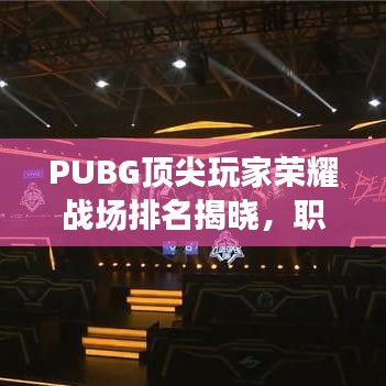 PUBG顶尖玩家荣耀战场排名揭晓，职业世界瞩目之选！