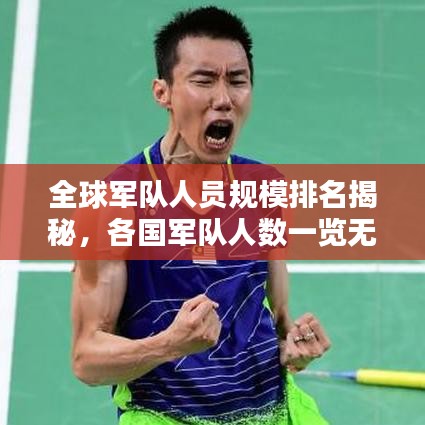 全球军队人员规模排名揭秘，各国军队人数一览无余