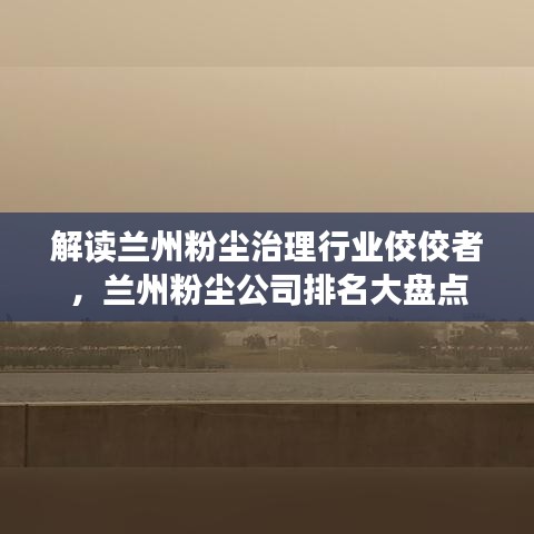 解读兰州粉尘治理行业佼佼者，兰州粉尘公司排名大盘点