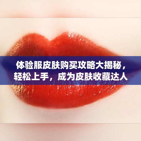 体验服皮肤购买攻略大揭秘，轻松上手，成为皮肤收藏达人！