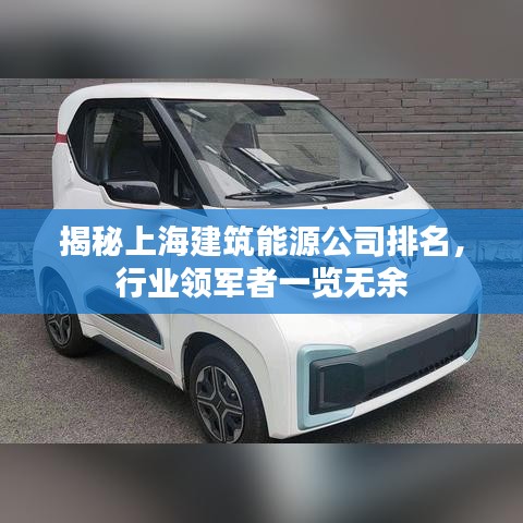 揭秘上海建筑能源公司排名，行业领军者一览无余