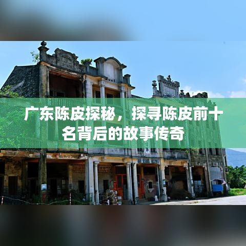 广东陈皮探秘，探寻陈皮前十名背后的故事传奇