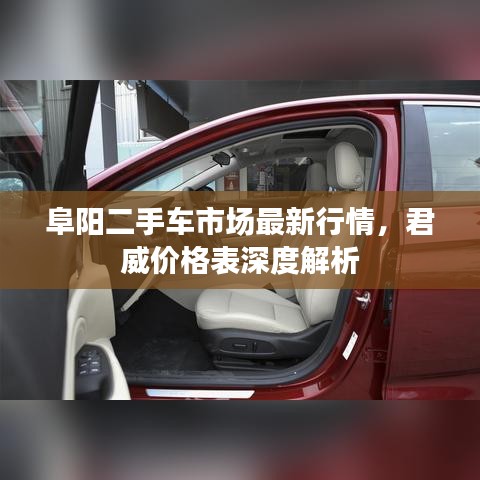 阜阳二手车市场最新行情，君威价格表深度解析