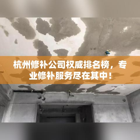杭州修补公司权威排名榜，专业修补服务尽在其中！