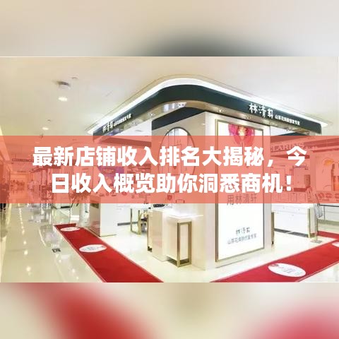 最新店铺收入排名大揭秘，今日收入概览助你洞悉商机！